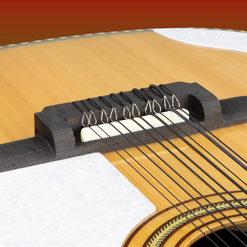 GHS Strings - GHS Bajo Quinto "Cuerdas Negras" Black Coated Stainless Steel Strings - Bajo Quinto Strings - (BKX-10 SET) - Image 3